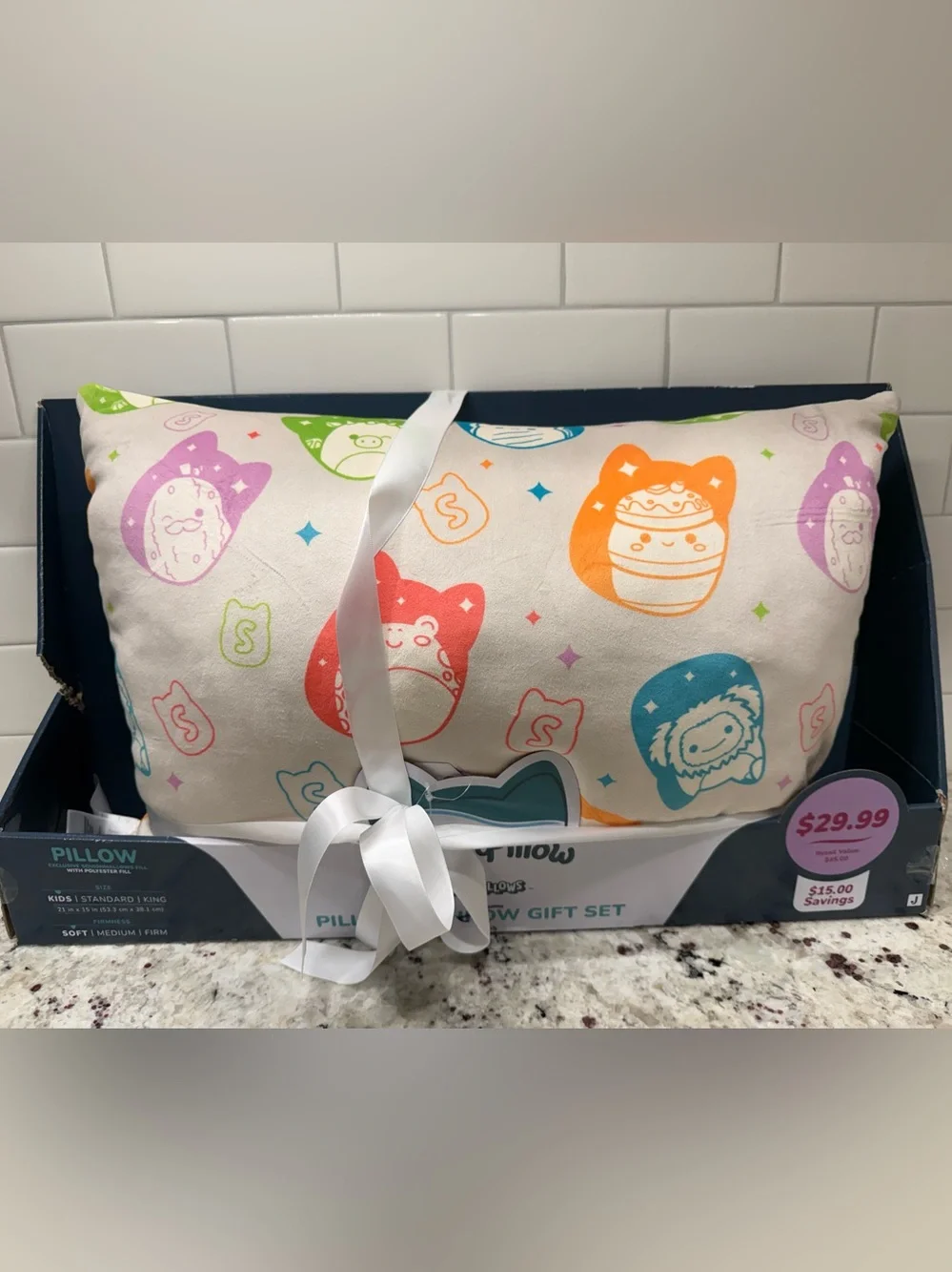 SquishMallows - SquishPillow Kids Pillow Mallow Hues 16”x20”